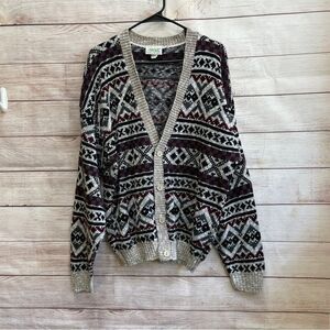 VINTAGE ASH CREEK‎ GRANDPA CARDIGAN SWEATER